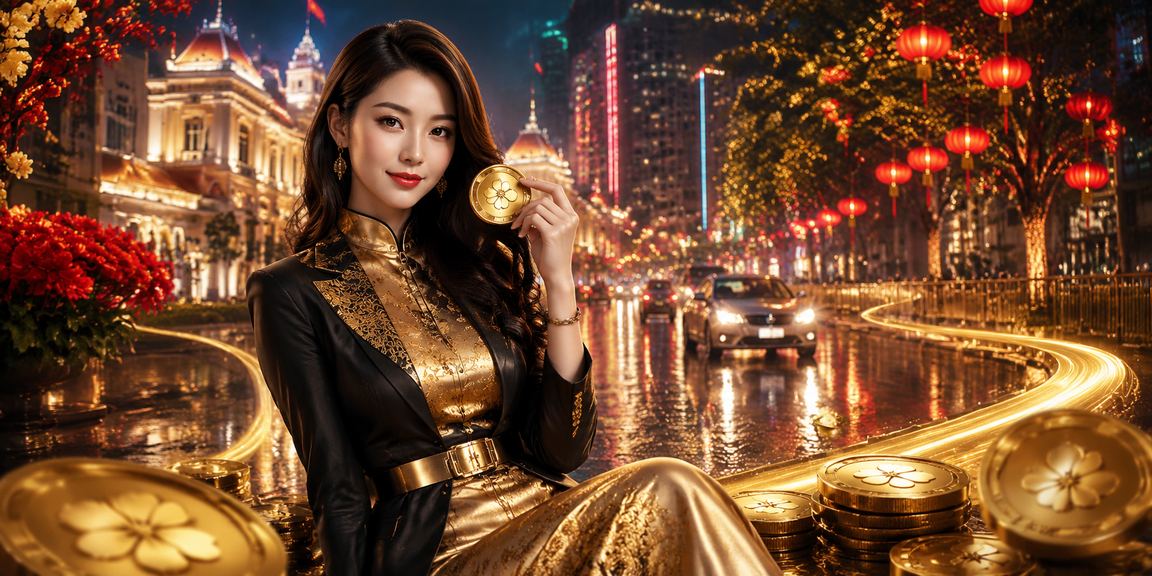 Người dùng TP.HCM trong trang phục áo dài trải nghiệm nền tảng VIP và bonus trực tuyến