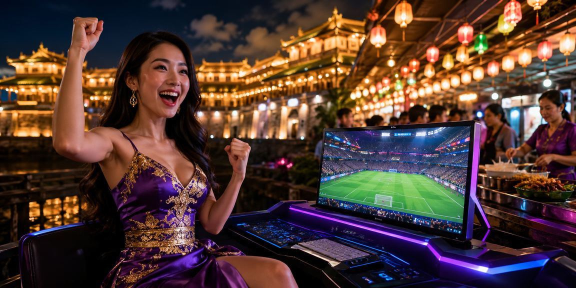 Khung cảnh người chơi cá cược eSports trong đêm tại Huế